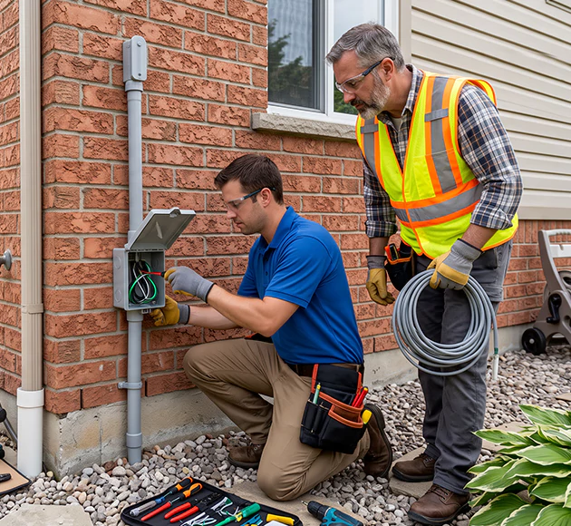 Professional Outdoor Outlet Installation: Your Local Exterior Wiring Team in Des Moines, IA